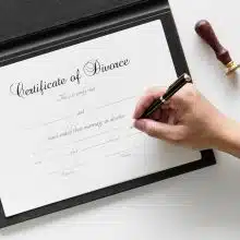 getting divorced